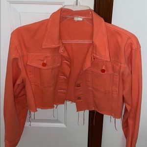 2 cropped denim jackets